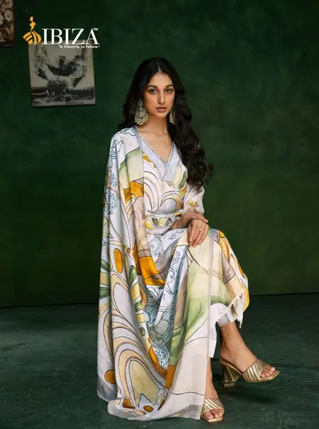 Flair Glory By Ibiza Bemberg Muslin Designer Salwar Suits Wholesale Price In Surat